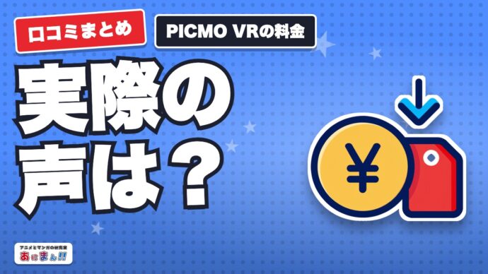 PICMO VRの料金や評判は？安全性は抜群か加入したら最高すぎた件