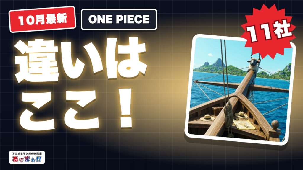 ONE PIECEはどこで見れる？見放題11社とレンタルの違い｜2026年10月